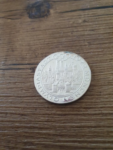 Medaille silber olympiastadt - silber,