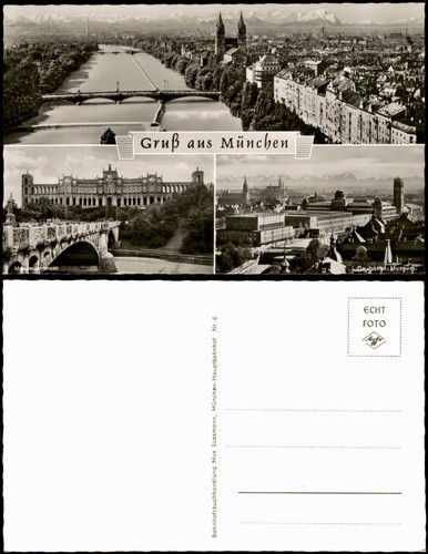 Ansichtskarte münchen bild - ansichtskarte,