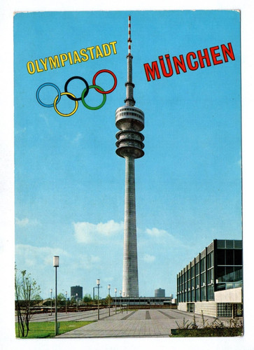 Foto olympiastadt münchen - ak,