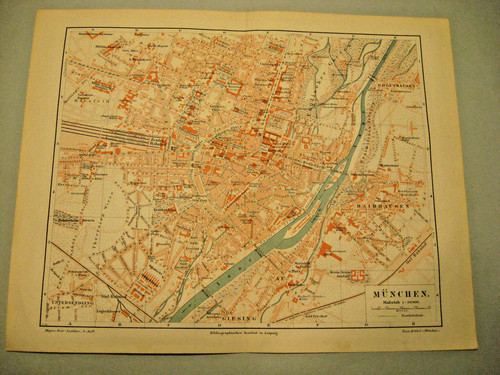 München von 1889 - , stadtplan