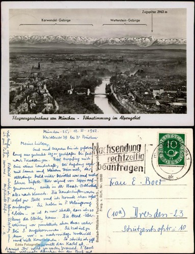 Ansichtskarte münchen - ansichtskarte,