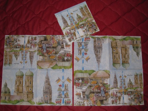 Servietten reise - 3, ~