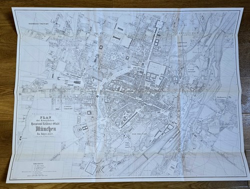 München karte stadtplan map - karte,