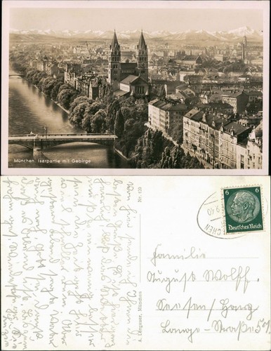 Ansichtskarte münchen - ansichtskarte,