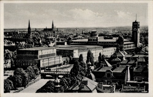München bayern blick - ak,