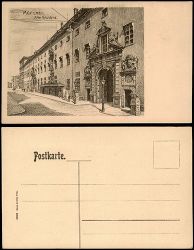Ansichtskarte münchen alte - ansichtskarte,