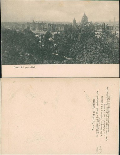 Ansichtskarte münchen blick - münchen,