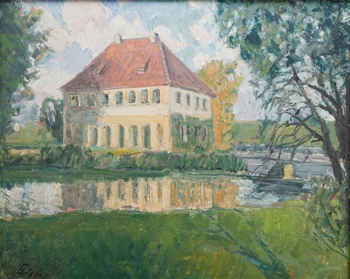 Gemälde schloss schleißheim - schloss,