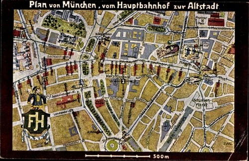 Stadtplan münchen bayern - stadtplan,