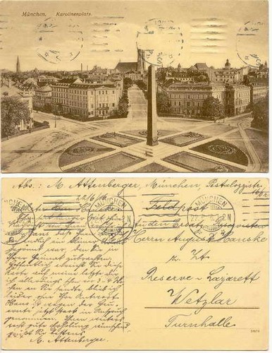 Ansichtskarte münchen - ansichtskarte,