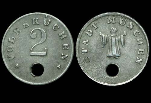 Notgeld pfennig münchner - 2, pfennig.