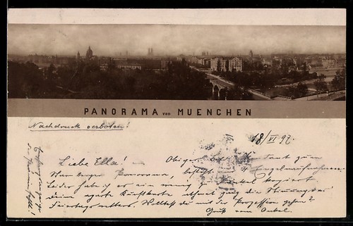 Ansichtskarte münchen - ansichtskarte,