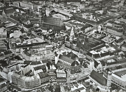 München luftaufnahme 1977 - luftaufnahme,