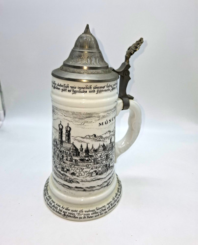 Bierkrug keramik mit - keramik,