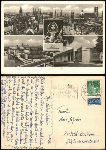München mehrbildkarte mit - mehrbildkarte,