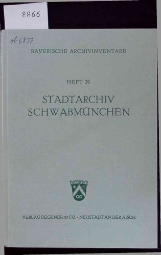 Stadtarchiv schwabmünchen - stadtarchiv,