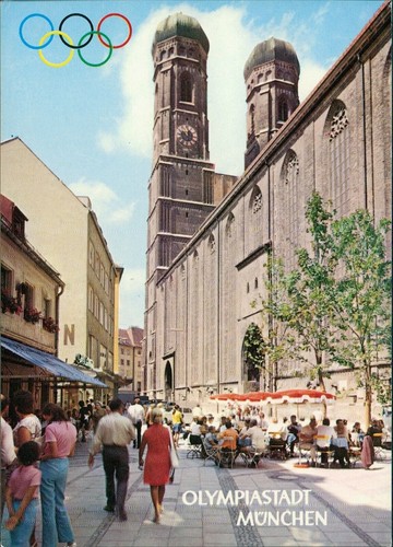Ansichtskarte bayern münchen - ansichtskarte,