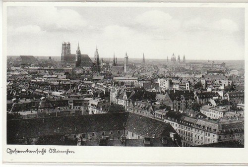 München blick über die stadt - münchen,