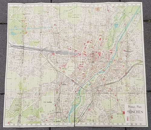 Alter stadtplan münchen 77x70 - alter,
