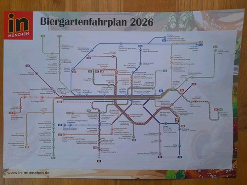 Biergartenfahrplan 2026 in - 2026,,
