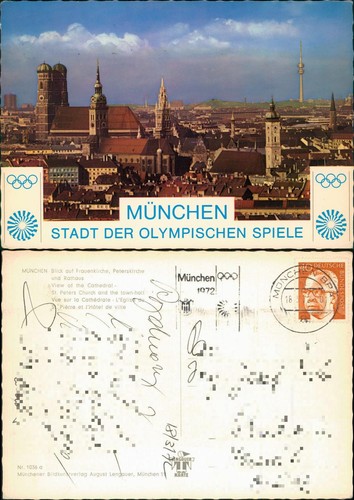 Ansichtskarte münchen stadt - ansichtskarte,