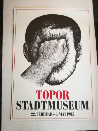 Plakat ausstellung topor - ausstellung,