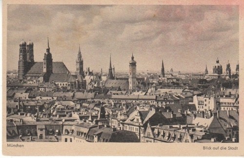 München blick auf die - auf,