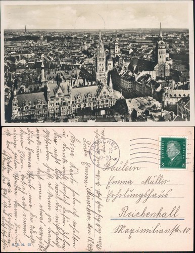 Ansichtskarte münchen - ansichtskarte,