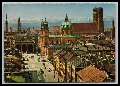 Ansichtskarte münchen blick - ansichtskarte,
